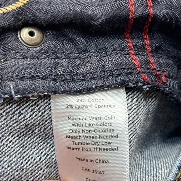 Talbots Signature Crop Flare Petite Jean Capris - Picture 9 of 14